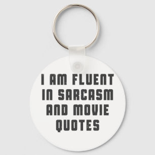Mig förmiddag som är flytande i sarcasm- och nyckelring