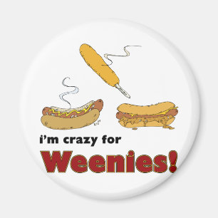 Mig förmiddag som är galen för Weenies! Magnet