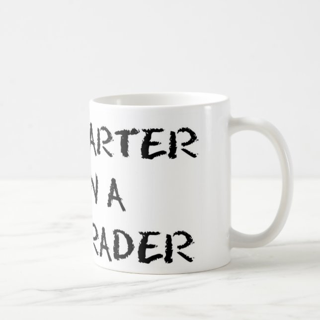 Mig förmiddag som ÄR MER SMART ÄN VÄGHYVELmuggen Kaffemugg (Höger)