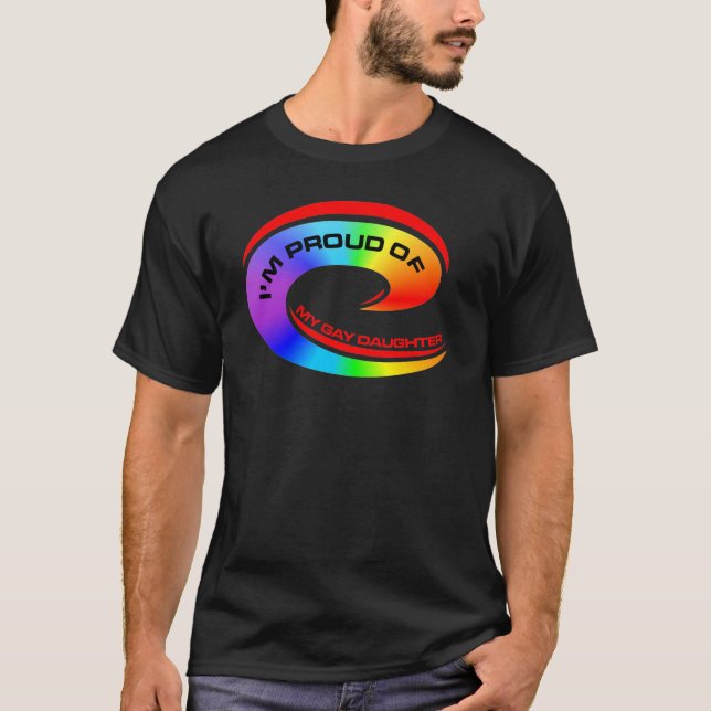Mig förmiddag som är stolt av min glada dotter tee (Framsida)