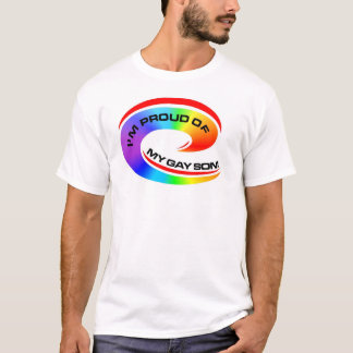 Mig förmiddag som är stolt av min glada son t-shirt