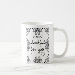 Mig förmiddag som är tacksam för dig kaffemugg