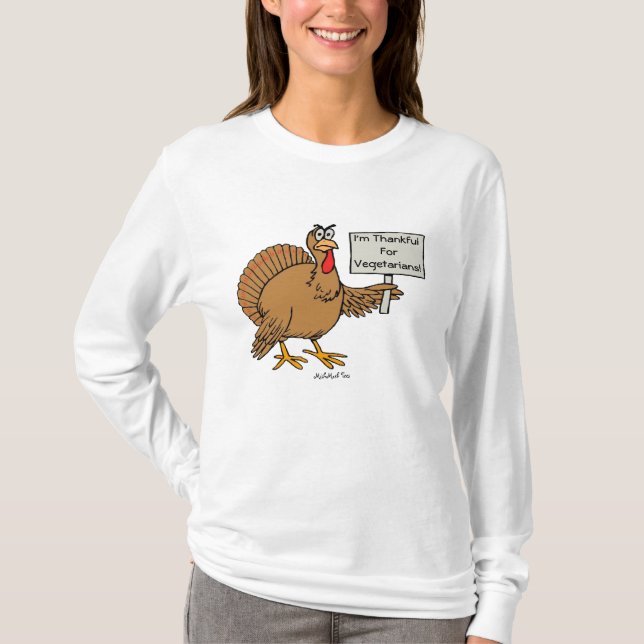 Mig förmiddag som är tacksam för vegetarian tee shirt (Framsida)