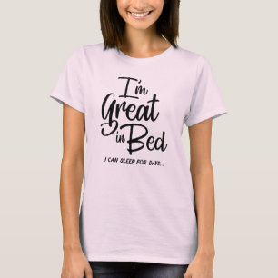 Mig förmiddag som är underbar i sängT-tröja T-shirt
