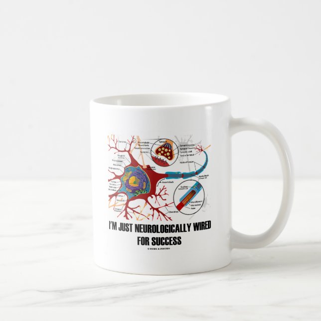 Mig förmiddag som bindas precis Neurologically för Kaffemugg (Höger)