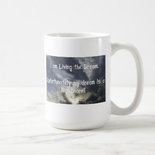 Mig förmiddag som bor drömmen kaffemugg
