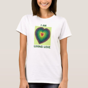 MIG FÖRMIDDAG som BOR kvinna för KÄRLEKChakra T Shirt