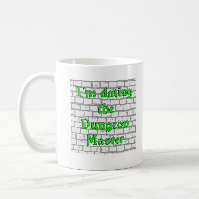 Mig förmiddag som daterar den ledar- dungeonen kaffemugg (Vänster)