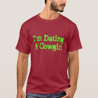 Mig förmiddag som daterar en Cowgirl T-shirt