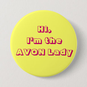 Mig förmiddag som den AVON damen knäppas Knapp