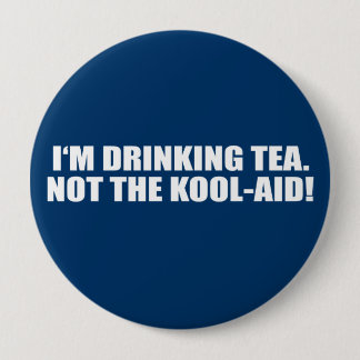 Mig förmiddag som dricker Tea för Kool-Att inte Knapp