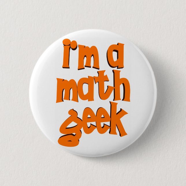 Mig förmiddag som en MATHGEEK KNÄPPAS Knapp (Framsida)