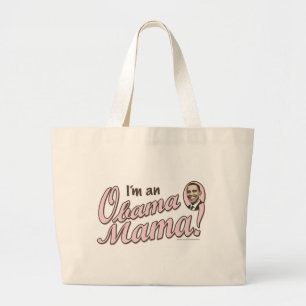 Mig förmiddag som en Obama mamma hänger lös Jumbo Tygkasse