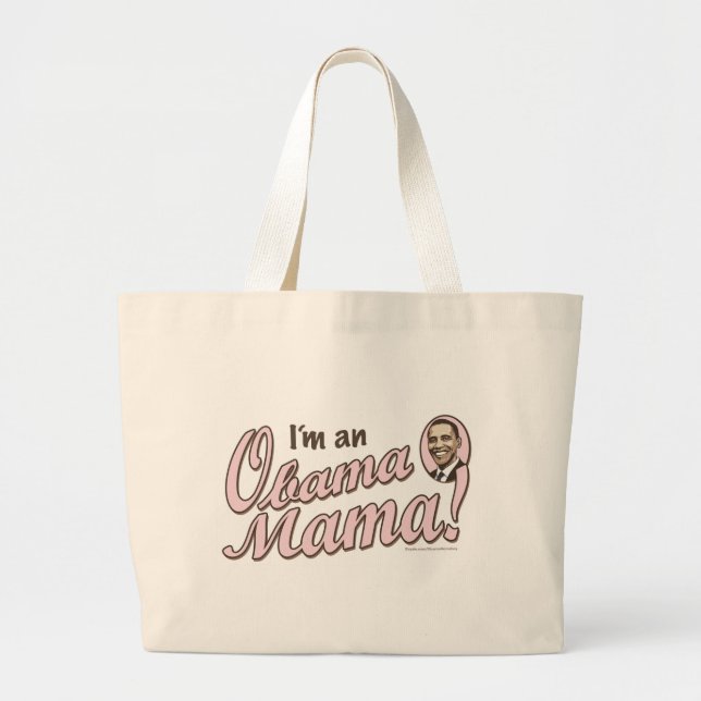 Mig förmiddag som en Obama mamma hänger lös Jumbo Tygkasse (Framsidan)