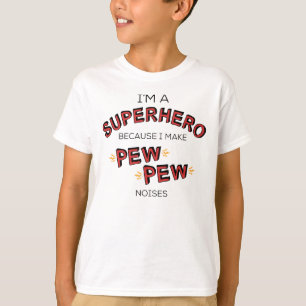 Mig förmiddag som en Superhero, därför att jag T-shirt