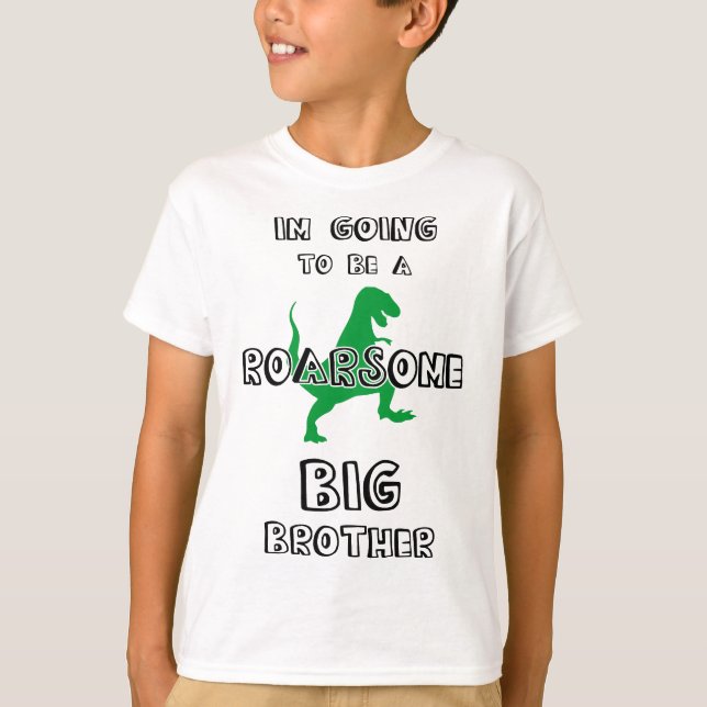 Mig förmiddag som går att vara en Roarsome T Shirt (Framsida)