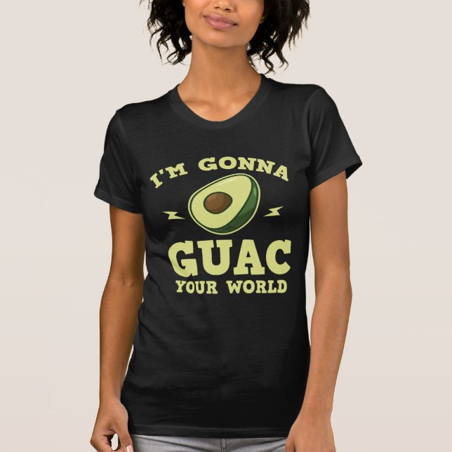 Mig förmiddag som går till Guac din roliga T Shirt (Framsida)