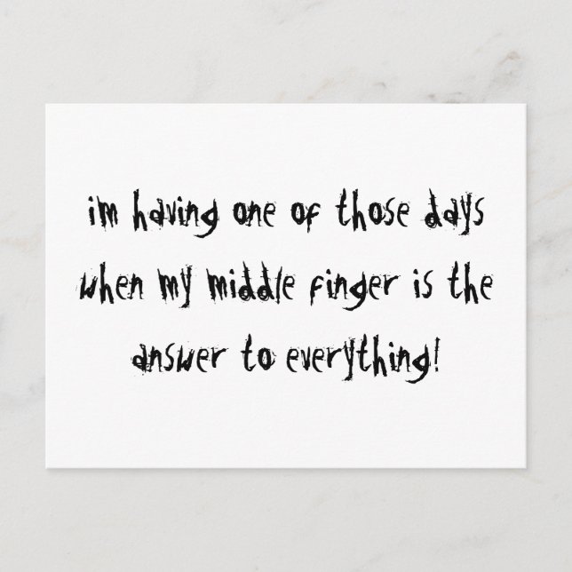 Mig förmiddag som har en av de dagar vykort (Framsida)