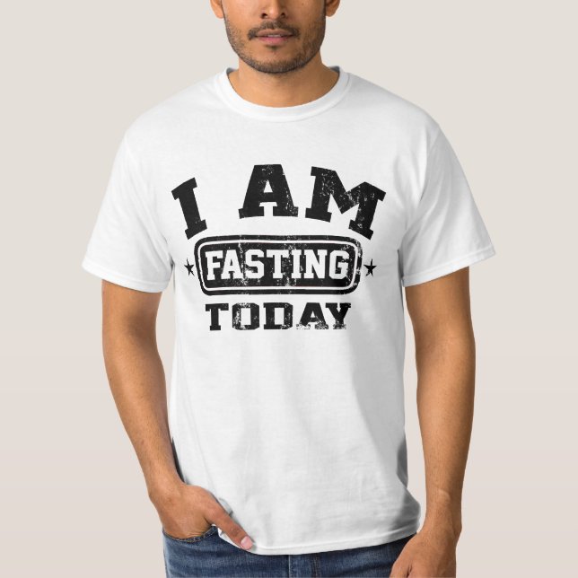 Mig förmiddag som i dag fastar tee shirt (Framsida)