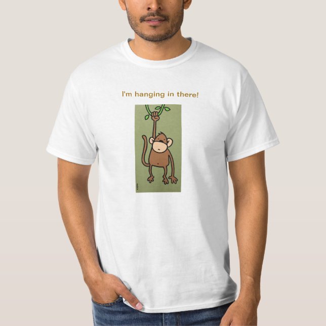 Mig förmiddag som in där hänger! tee shirt (Framsida)