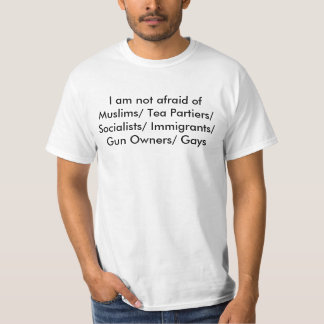 Mig förmiddag som inte är rädd av Muslims/Tea Tee Shirt