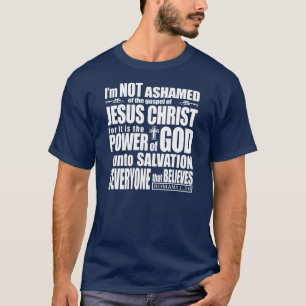 Mig förmiddag som INTE är skamsen av gospelet av T Shirt