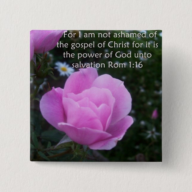 Mig förmiddag som inte är skamsen av gospelet knapp (Framsida)