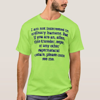 Mig förmiddag som inte hos människor intresseras tee shirt
