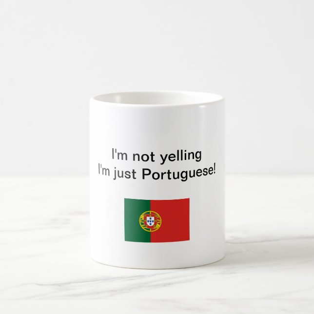 "Mig förmiddag som inte precis skriker portugis Kaffemugg (Center)
