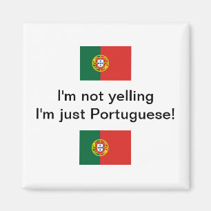 "Mig förmiddag som inte precis skriker portugis Magnet