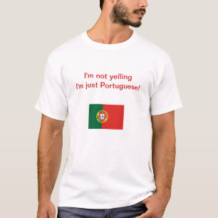 "Mig förmiddag som inte precis skriker portugis Tee Shirt