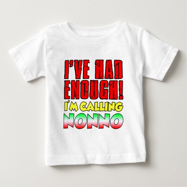 Mig förmiddag som kallar Nonno Tee Shirt (Framsida)