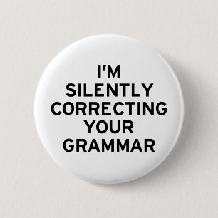 Mig förmiddag som korrigerar grammatik knapp