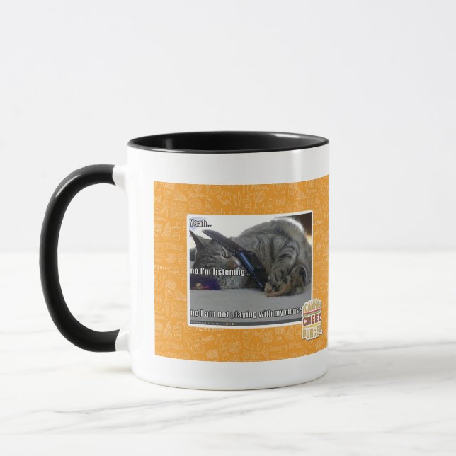 Mig förmiddag som lyssnar mugg (Vänster)