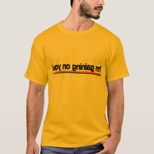 Mig förmiddag som når på dig! Guld- T-tröja Tee