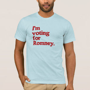 Mig förmiddag som RÖSTAR FÖR ROMNEY Tröja