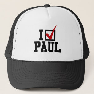 Mig förmiddag som RÖSTAR FÖR RON PAUL Truckerkeps