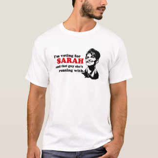 Mig förmiddag som röstar för sarah och den t-shirt