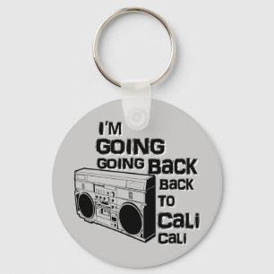 Mig förmiddag som tillbaka går till Cali-Keychai Nyckelring