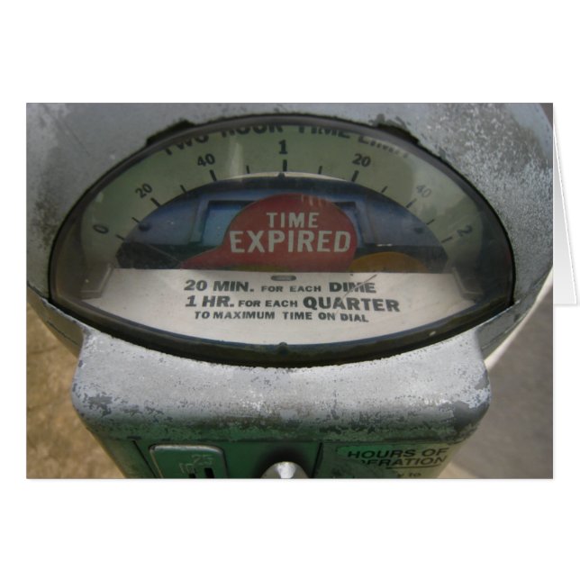 Mig förmiddag som växer otålig hälsningskort (Framsidan Horizontal)