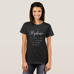 Mig förmiddag Stephanie T Shirt