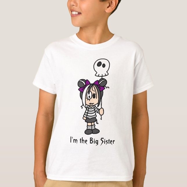Mig förmiddag storasystert-skjortan tee shirt (Framsida)