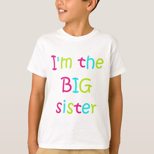 Mig förmiddag storasystertshirten tröja (Framsida)