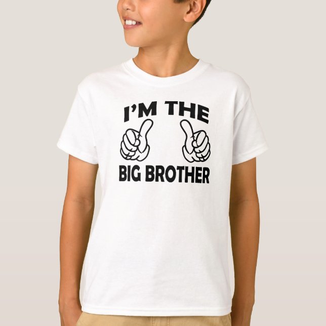 Mig förmiddag storebrodern t shirt (Framsida)
