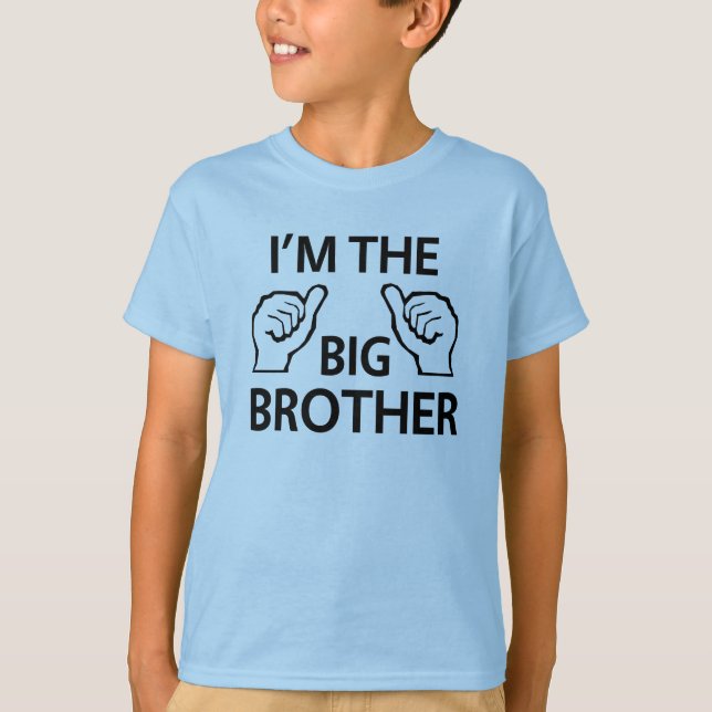 Mig förmiddag storebrodern t-shirt (Framsida)