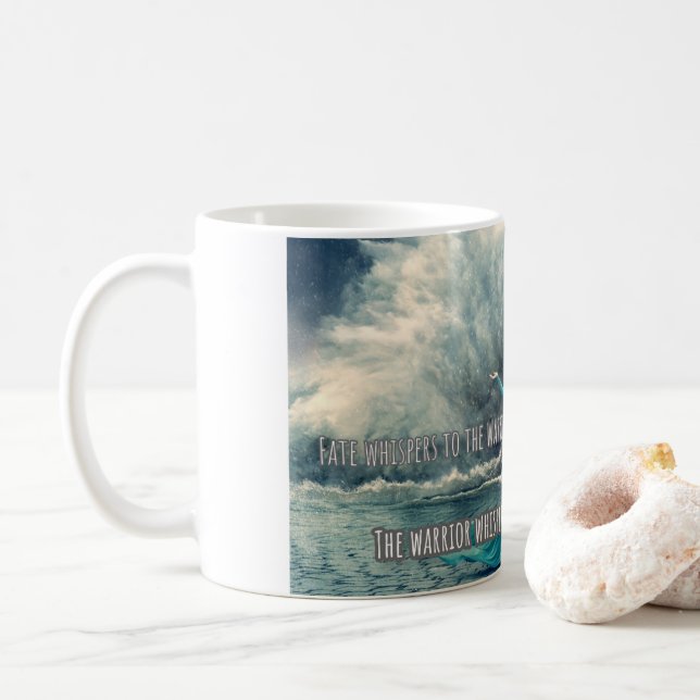 Mig förmiddag stormen kaffemugg (Med munk)