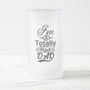Mig förmiddag totalt en rad-pappa frostat ölglas