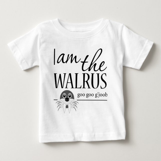 Mig förmiddag valrossen tee shirt (Framsida)