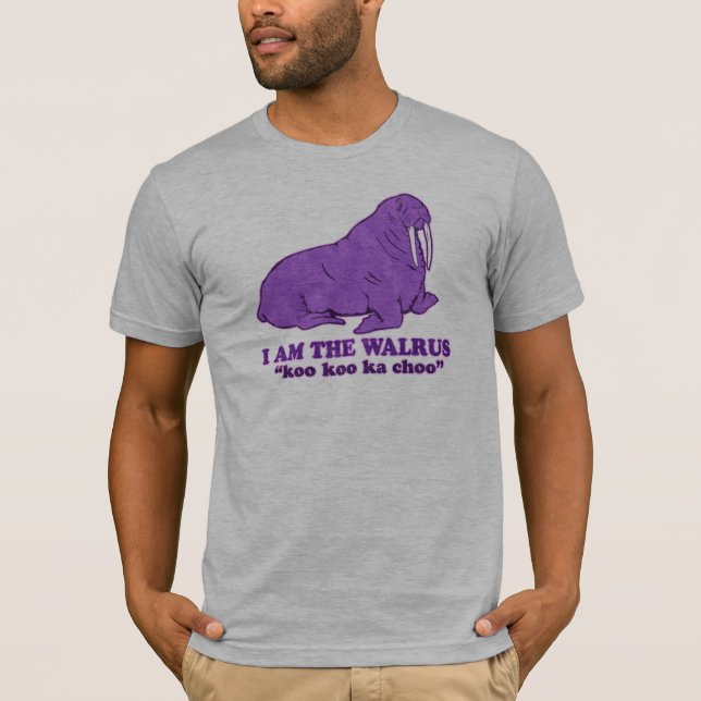 Mig förmiddag valrossT-tröja T-shirt (Framsida)
