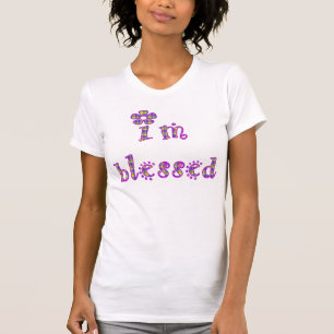 Mig förmiddag välsignad pläddesign t-shirt